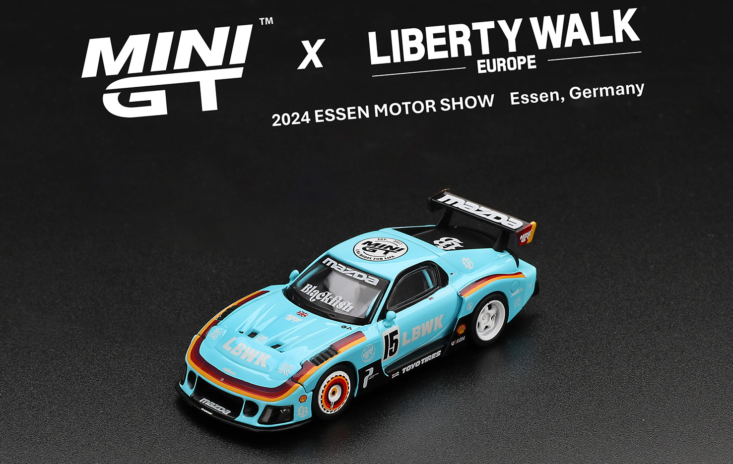 Mini GT zeigt auf der Essen Motor Show Mazda-Sondermodell in 1:64