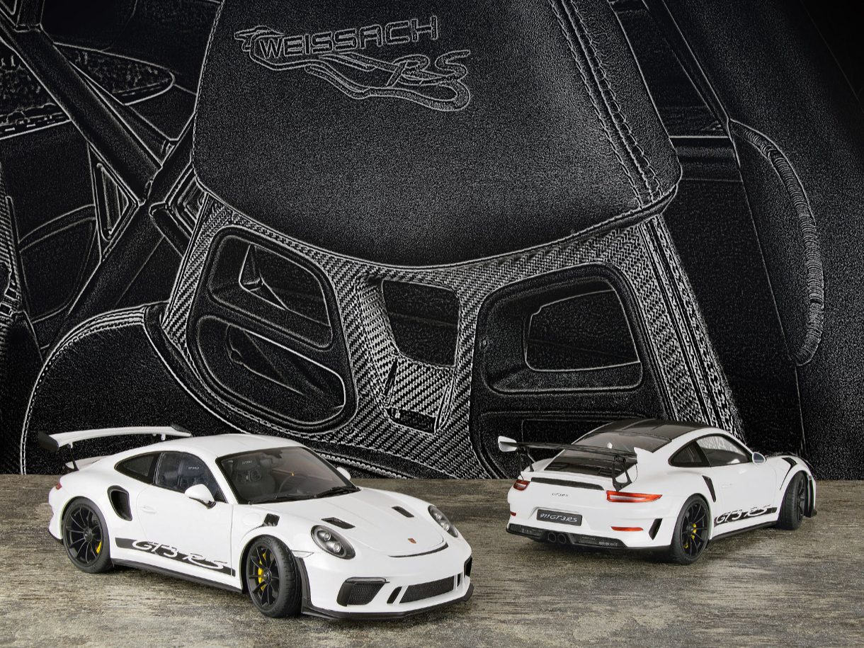 Miniature AUTOart 1/18 : Porsche 911 GT3 RSR Nurburgring Warsteiner – Collection Neuve En Boîte