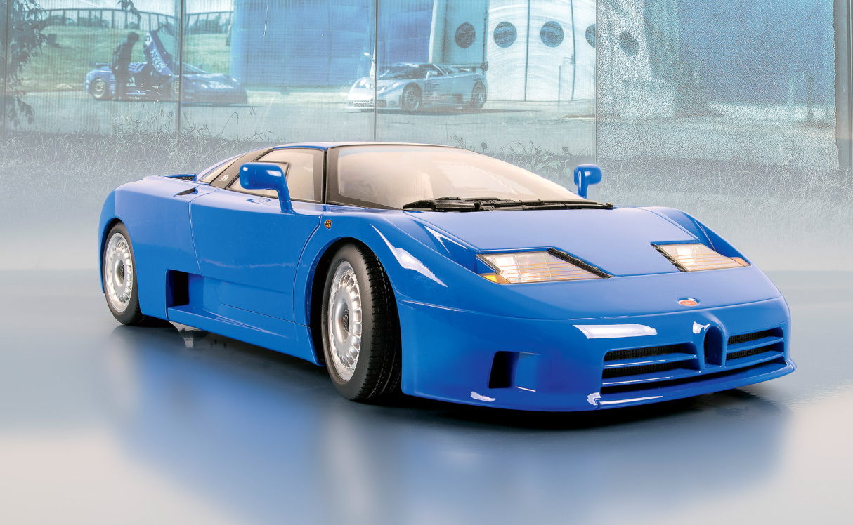 KK SCALE MODELS 120132 Bugatti EB 110 1991 silver 1/12 EUR 209,95 - FR