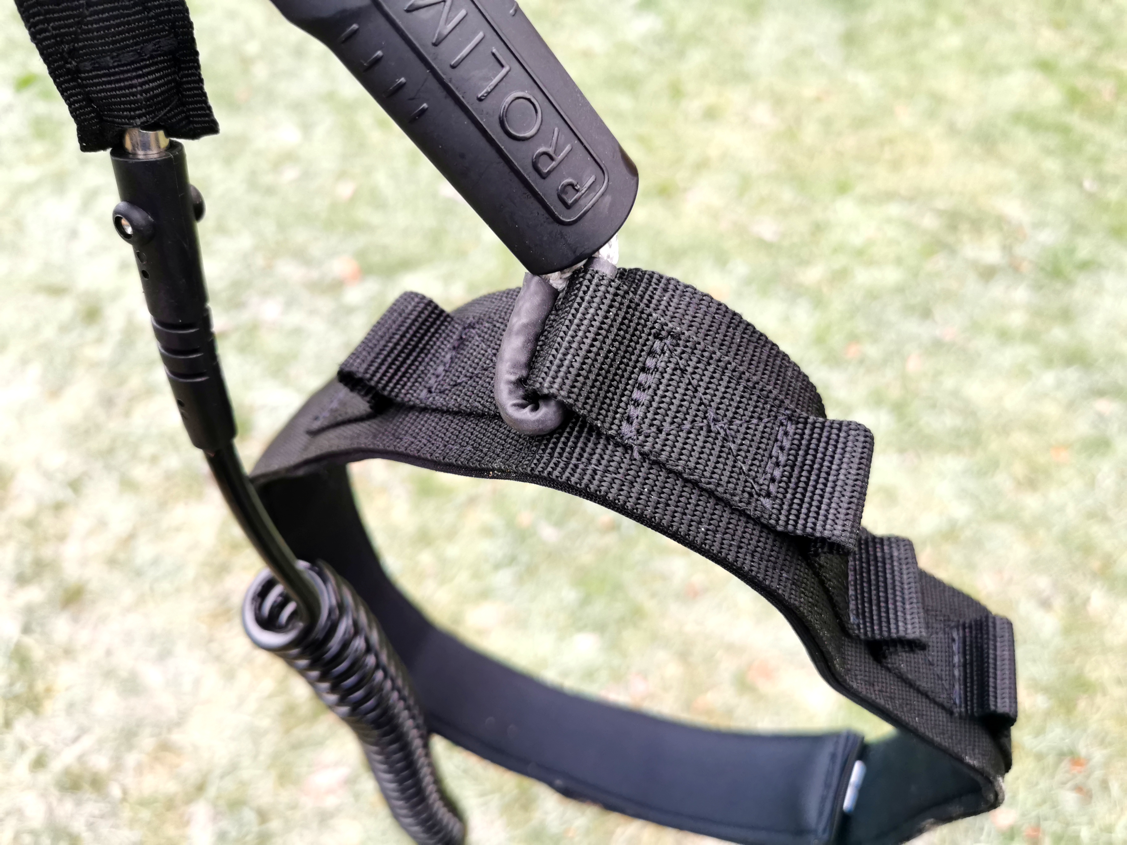 Waist leash in test ProLimit Wingsurf Waist Belt with Coiled