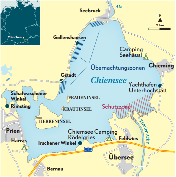 Revier-Reportage: Sailing on the Chiemsee - Lake cruising in the