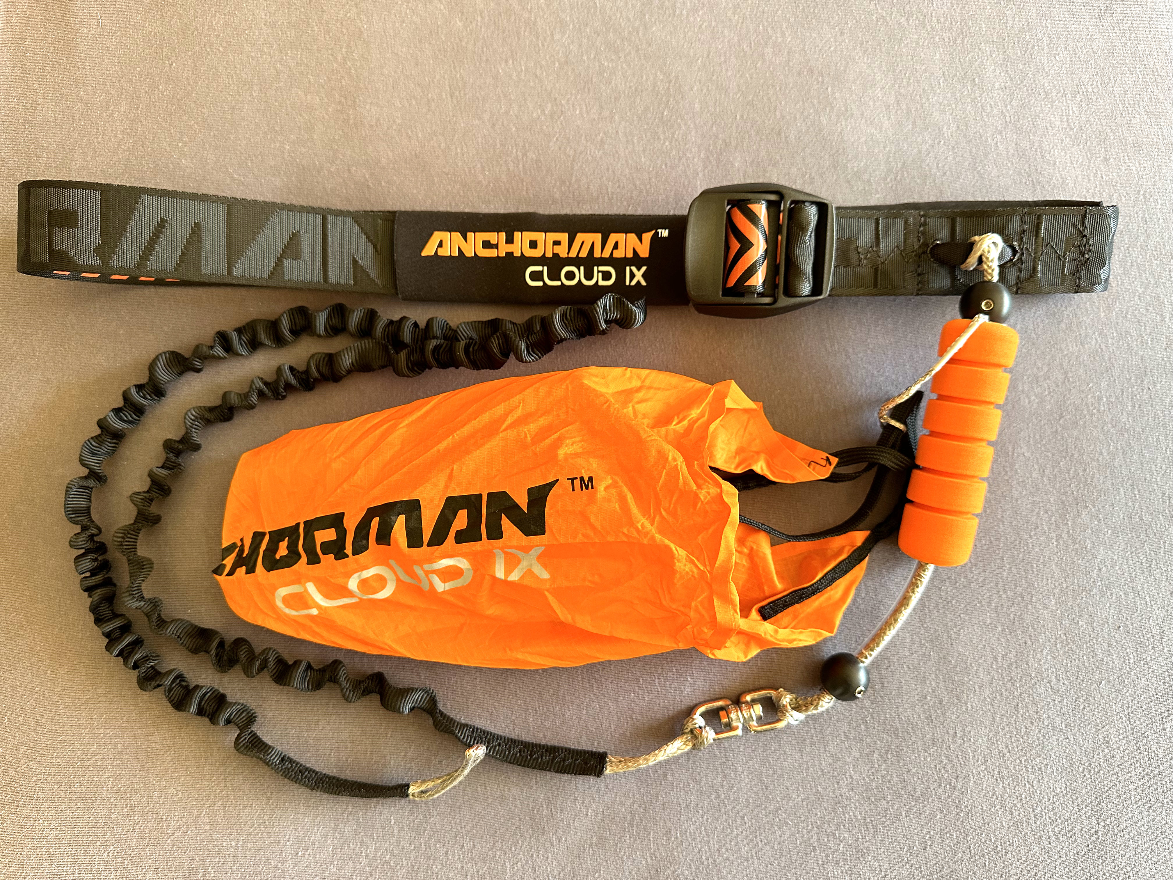 cloud Ⅸ anchorman リーシュ ウエストベルト ウイングフォイル Harness + Leash + Anchorman - Cloud IX Foils