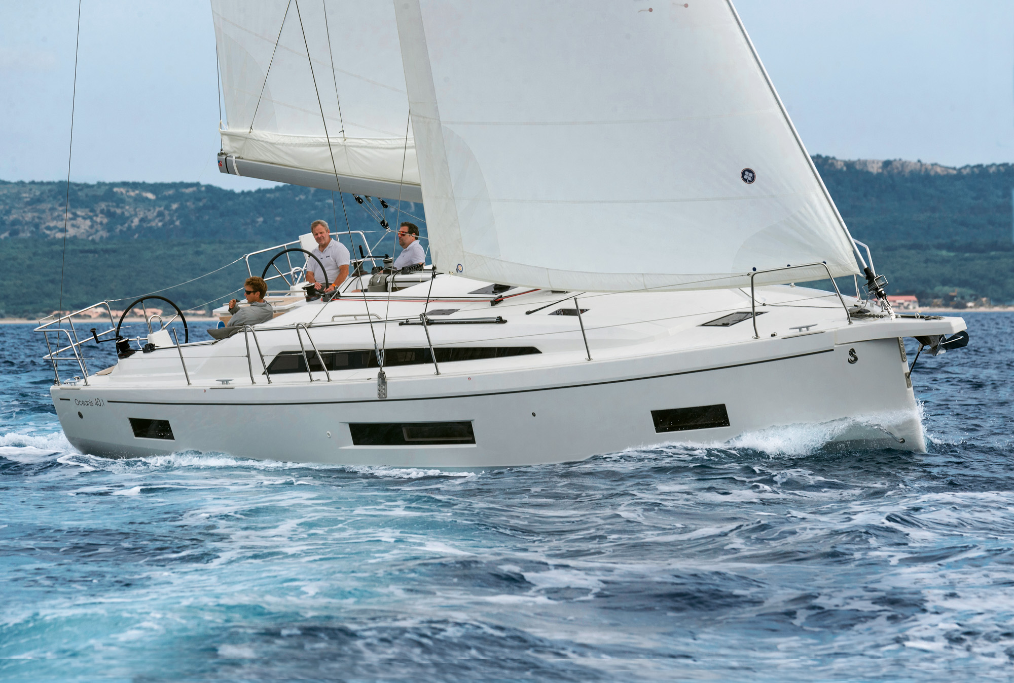 Oceanis 40.1 cruising yacht with radical lines and plenty of