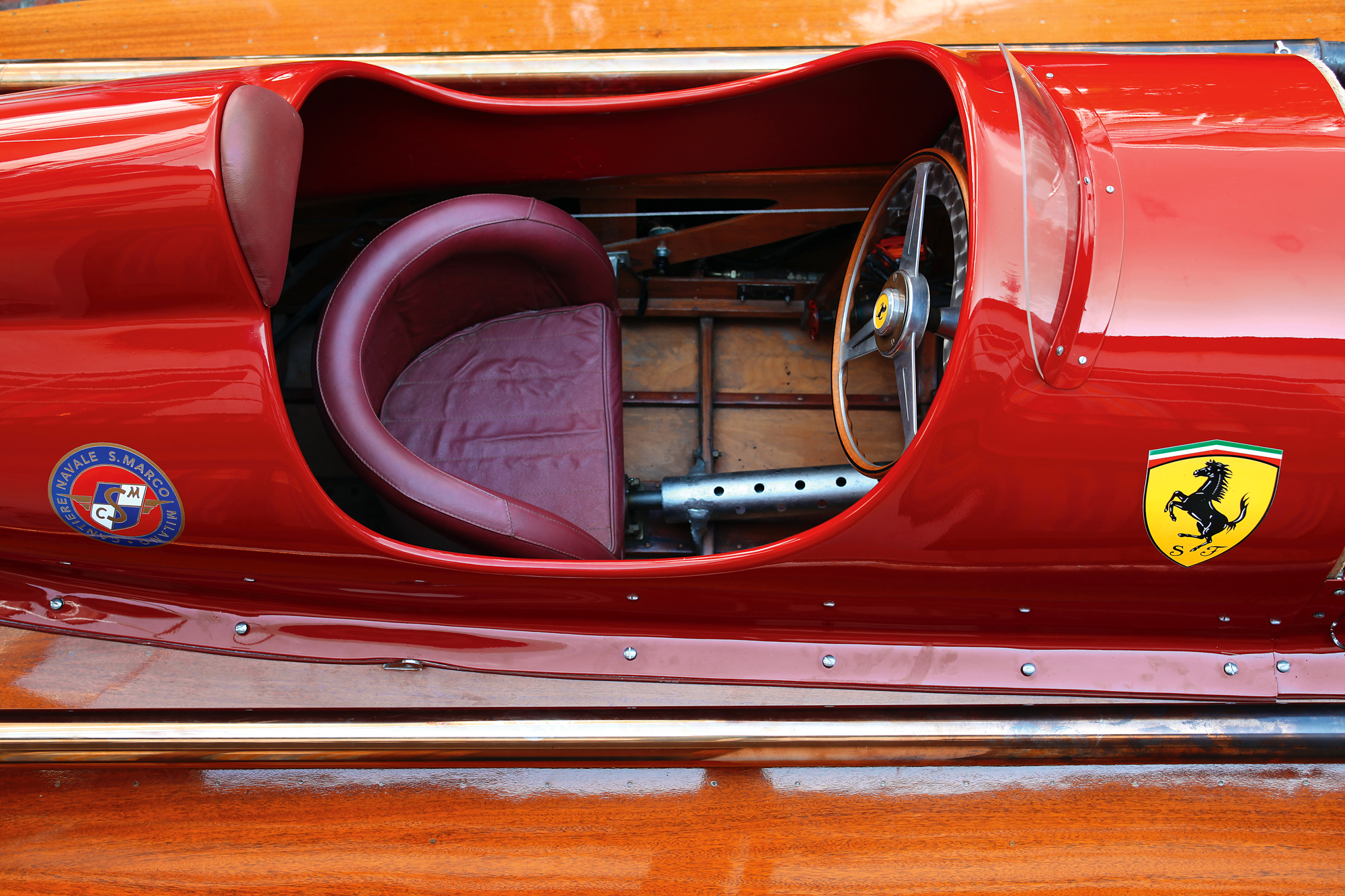 Classic: Ferrari engine in high-quality restored three-point Classic: Ferrari engine in high-quality restored three-point