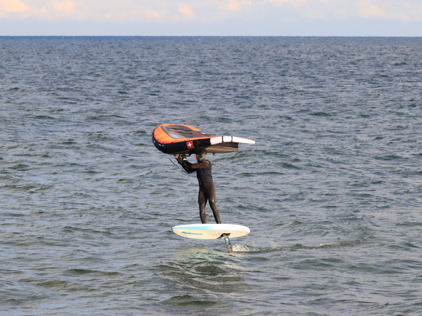 Mid-length wingboard: The Naish Hover Downwind Crossover in Mid-length wingboard: The Naish Hover Downwind Crossover in
