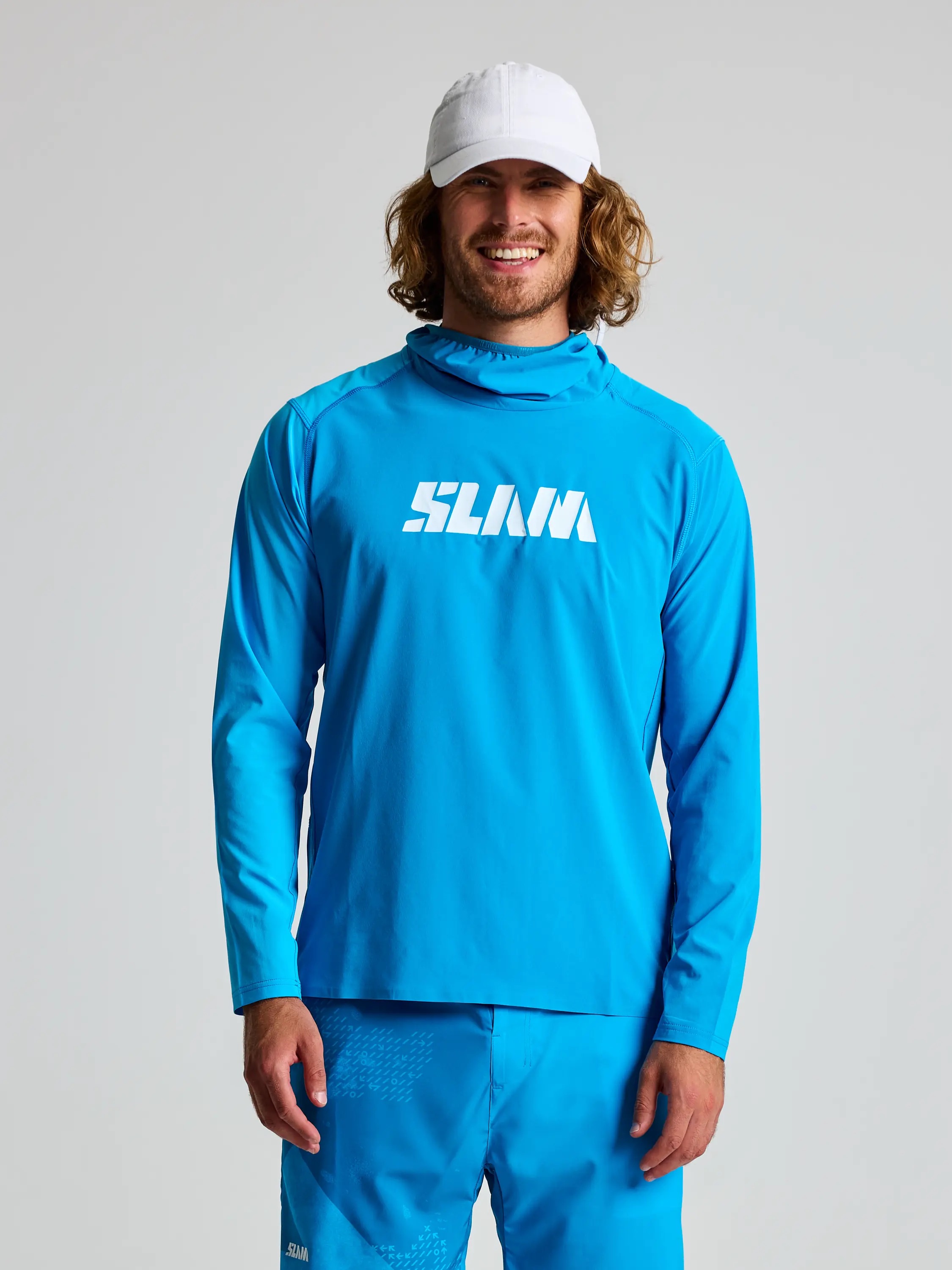 Chemise De Protection Solaire UV Extreme Offshore - Homme - Bleu - Taille XL - Pêche