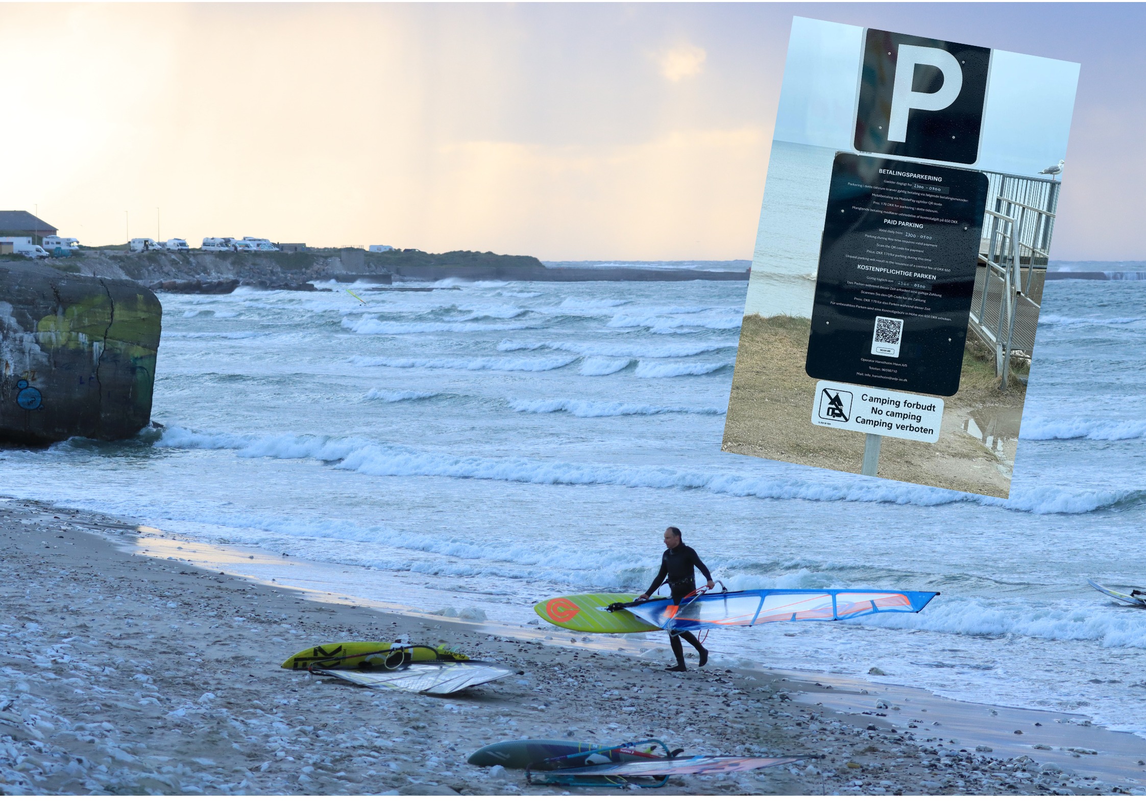 Denmark: Height restriction in Nrre Vorupr, overnight fee in Hanstholm |  SURF