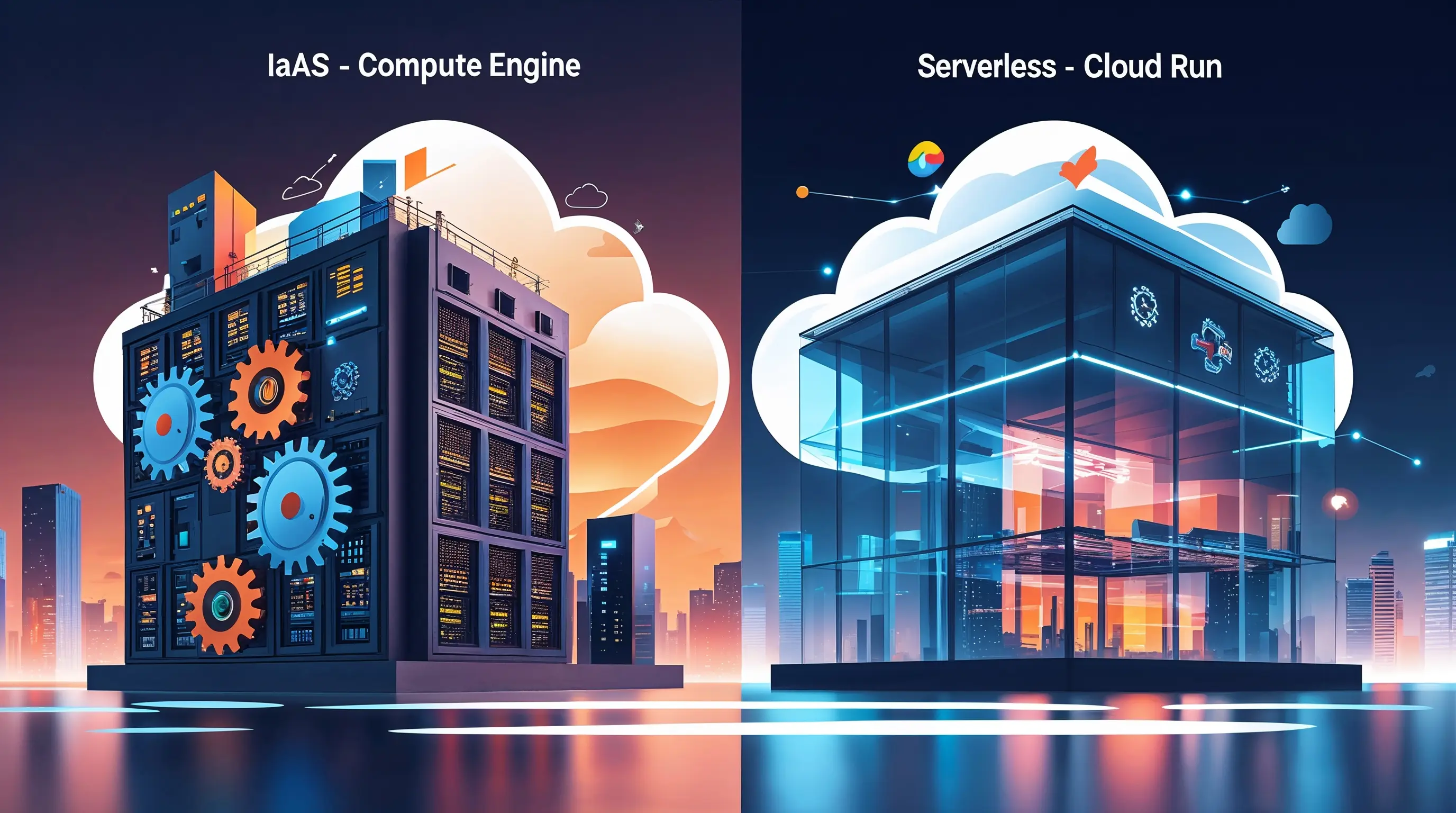 Renting a House vs. Furnishing a Room: Compute Engine or Cloud Run?