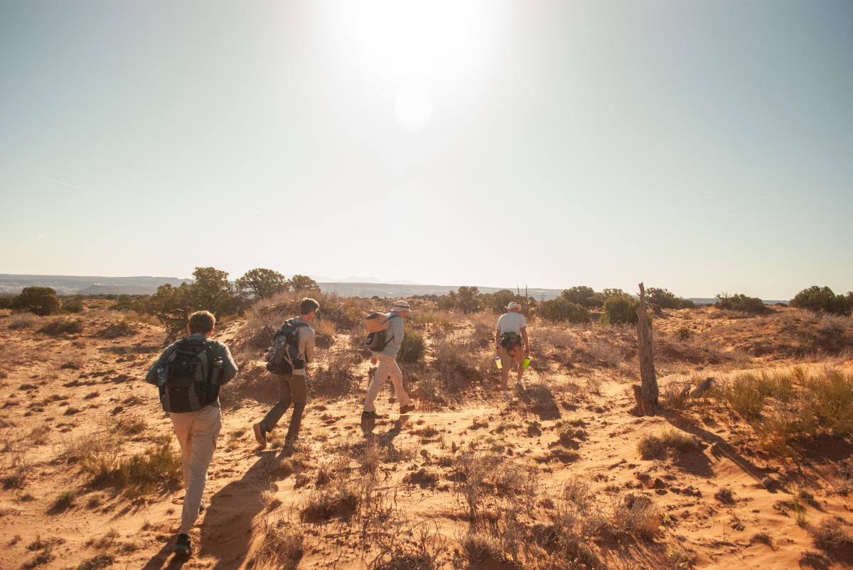 Hiking to Little Blue John Canyon
