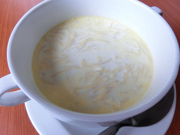 Молочная лапша в мультиварке