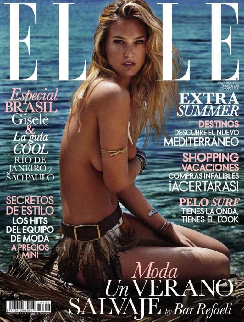 Бар Рафаэли на обложке Elle