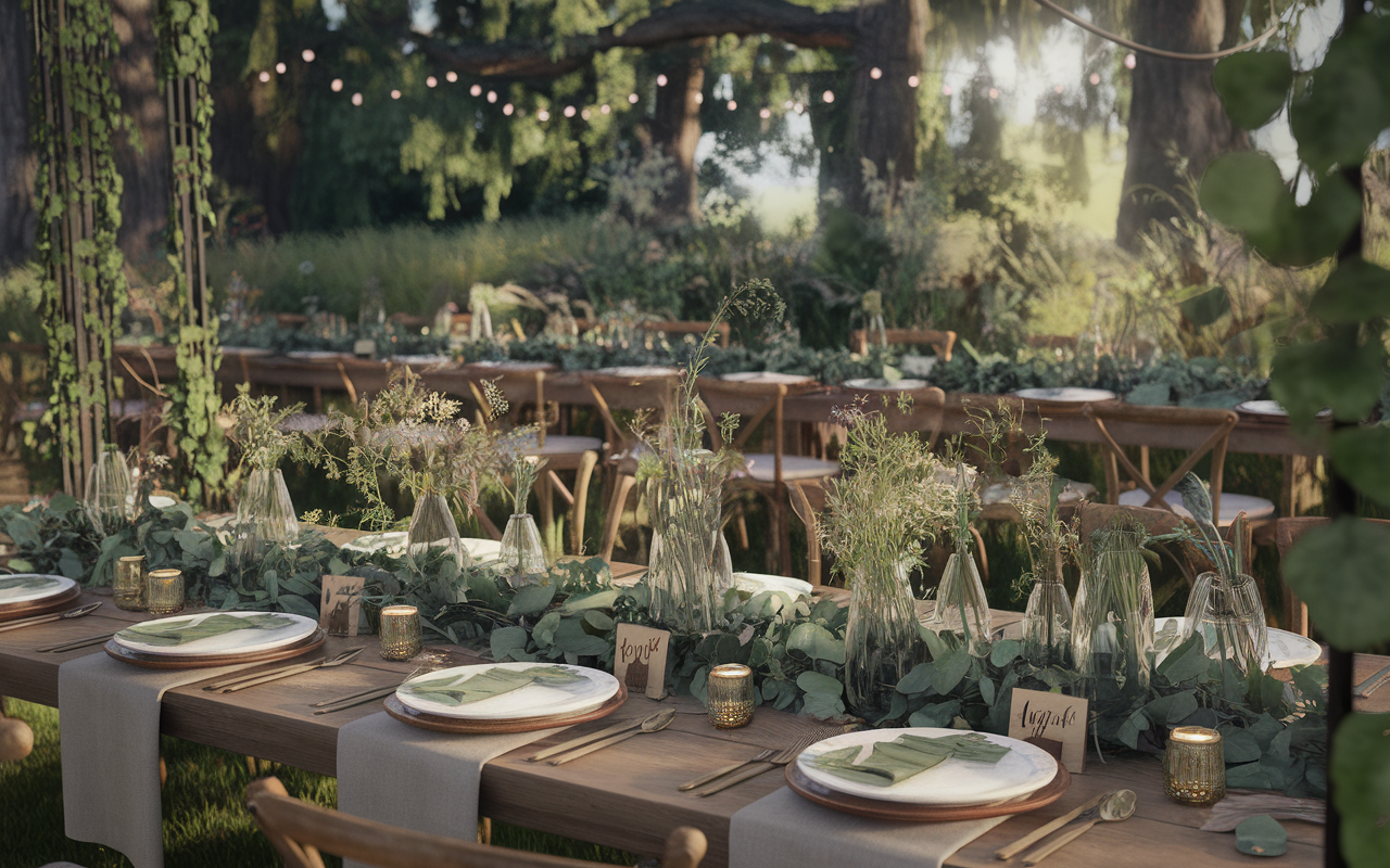 Inspirations pour un mariage végétal et nature