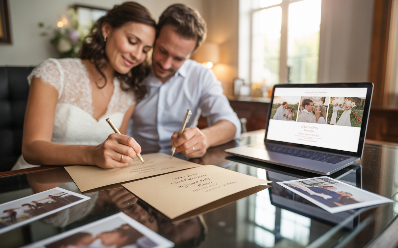 5 idées de remerciements à envoyer avec la galerie photo après le mariage