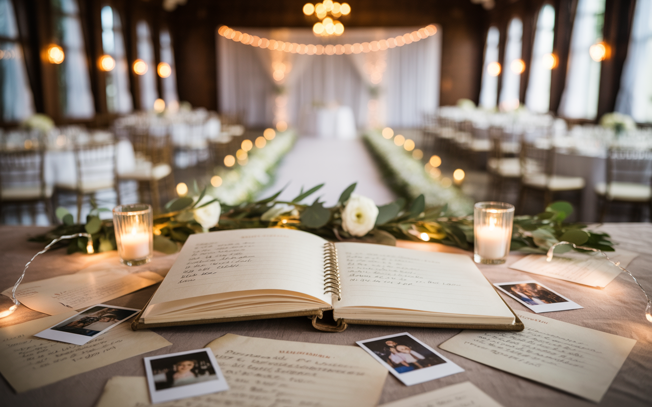 10 idées originales de messages à laisser dans la galerie photo de votre mariage