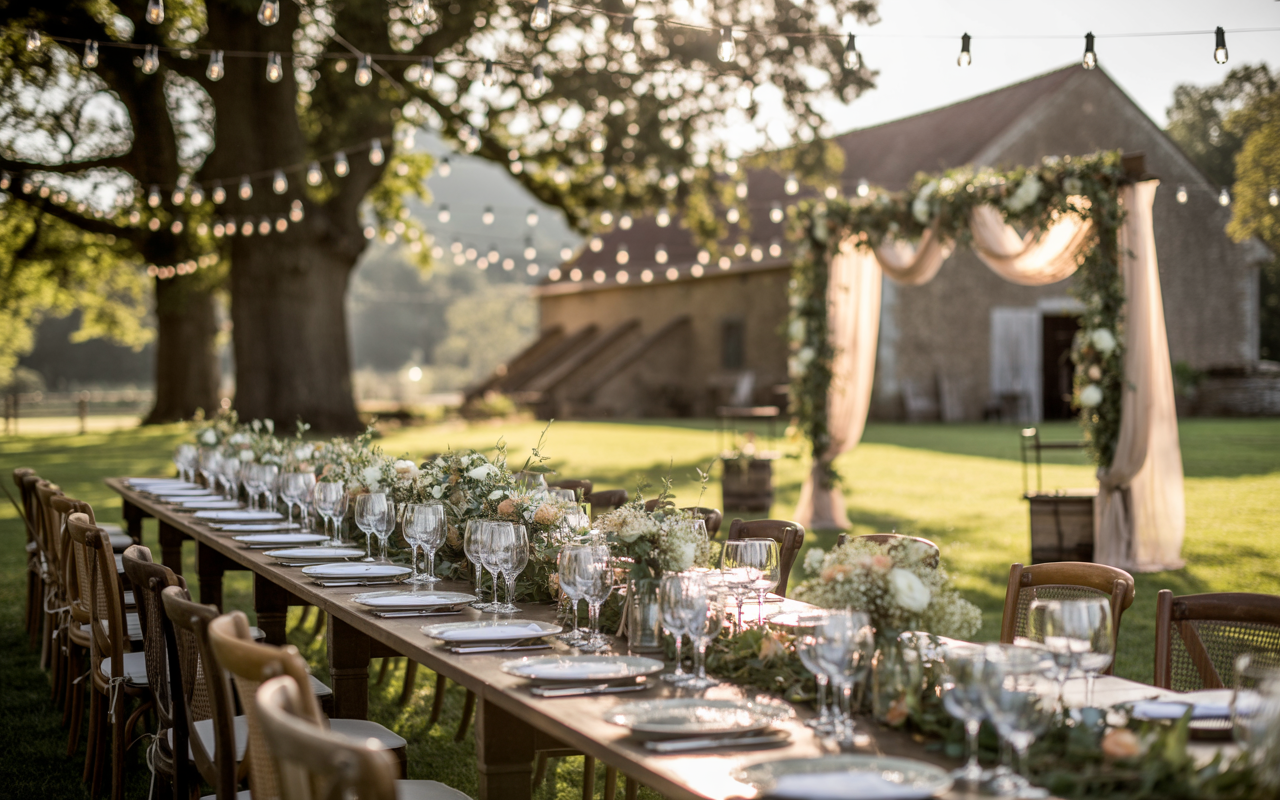 Comment organiser un mariage à la campagne