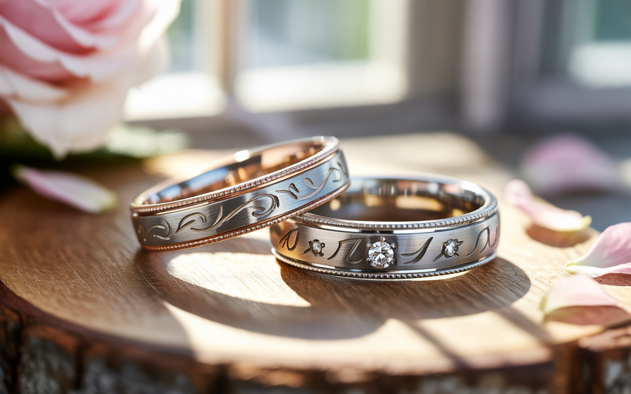 10 idées pour personnaliser les alliances