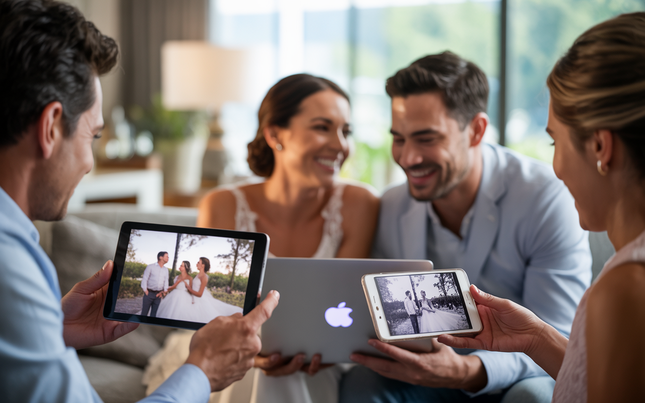 Comment partager facilement la galerie photo avec tous vos invités après le mariage