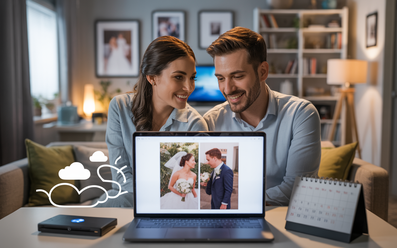 Galerie photo mariage : combien de temps conserver vos souvenirs en ligne ?