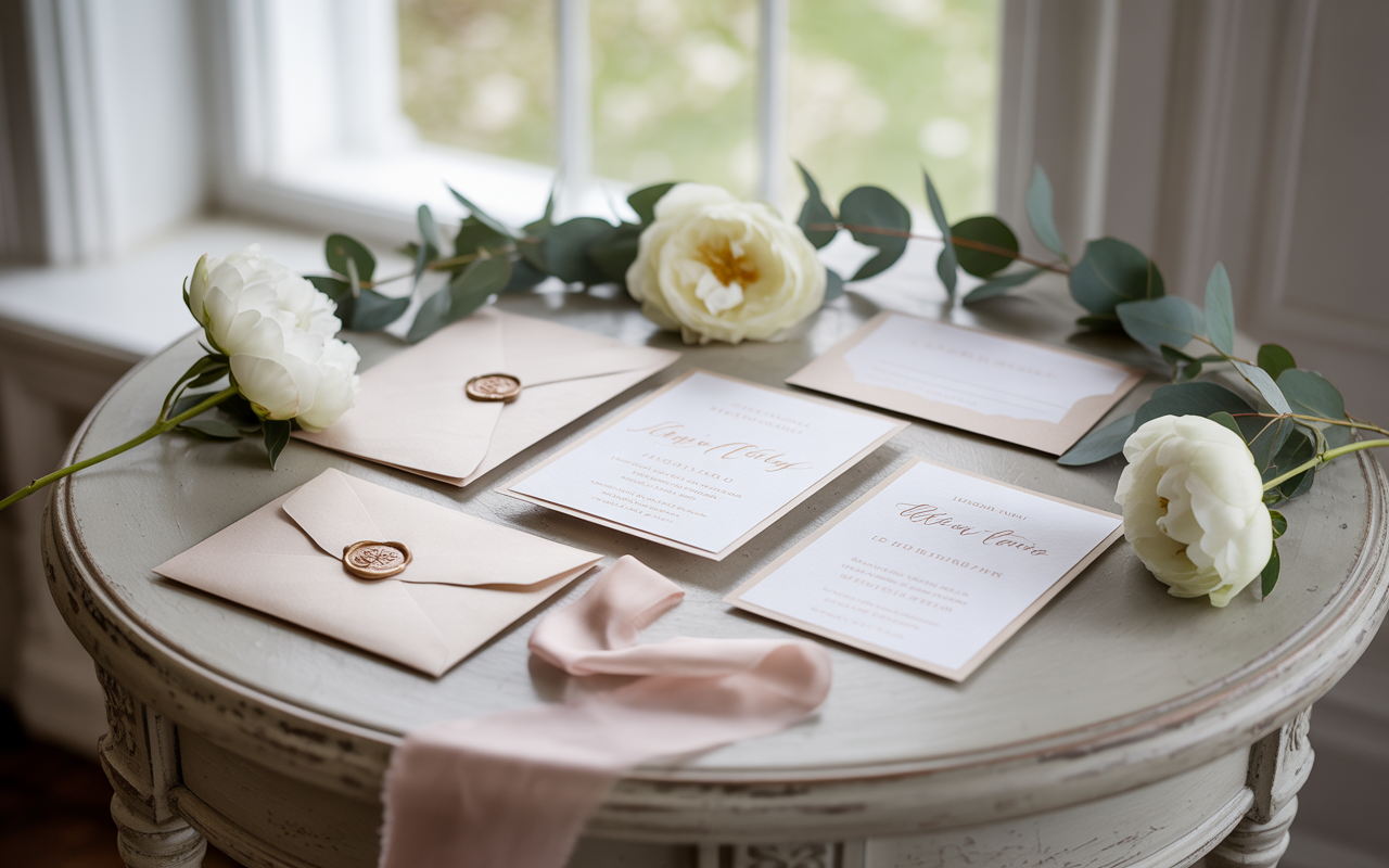 Les indispensables pour une papeterie de mariage réussie