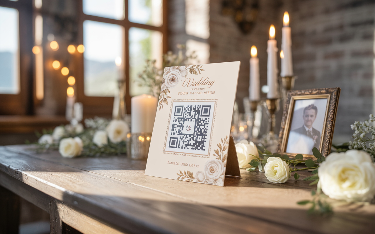 Comment créer un QR Code personnalisé pour votre galerie photo de mariage