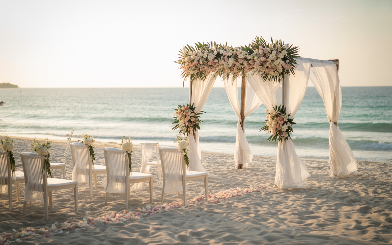 Les indispensables pour un mariage en bord de mer