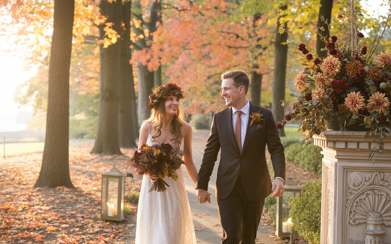 Les indispensables pour un mariage réussi en automne