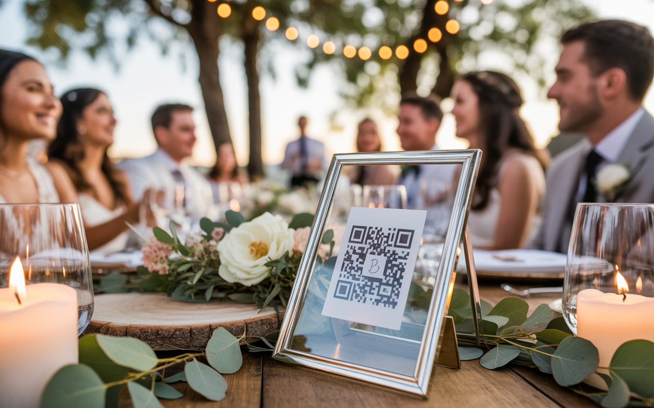 QR Code mariage : comment le placer stratégiquement pour maximiser la participation