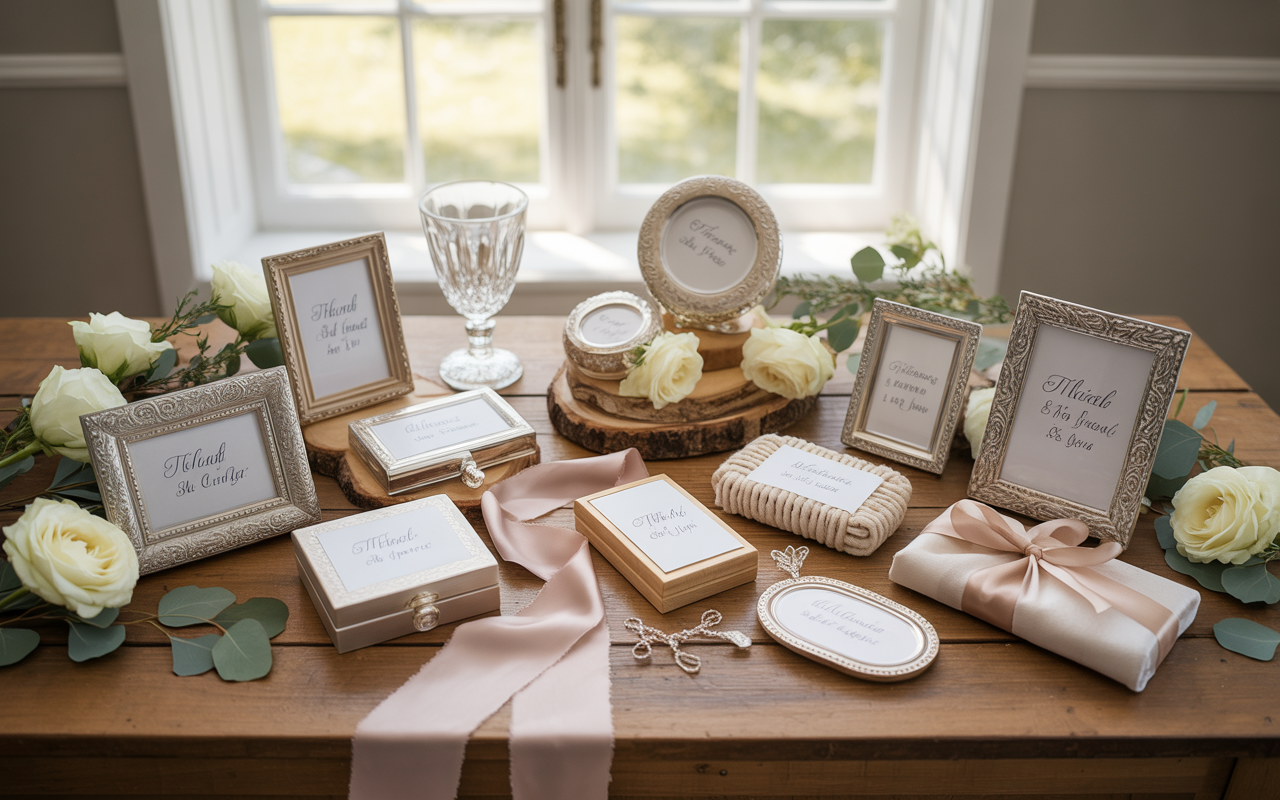 12 idées de cadeaux personnalisés pour les témoins