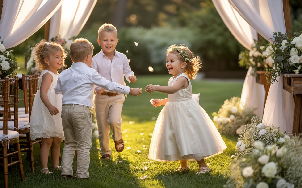 Comment organiser un mariage avec des enfants