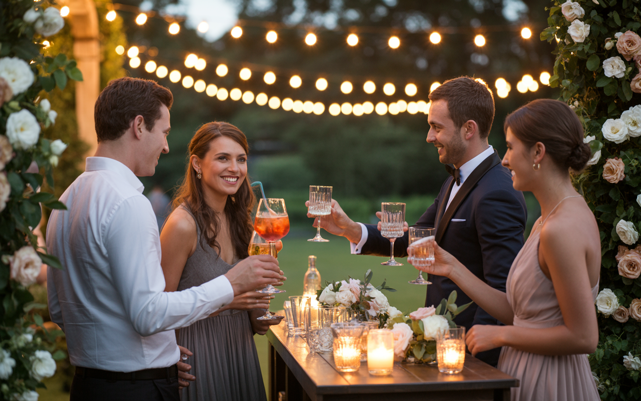 Le guide du bar à cocktails de mariage : comment le créer et le réussir