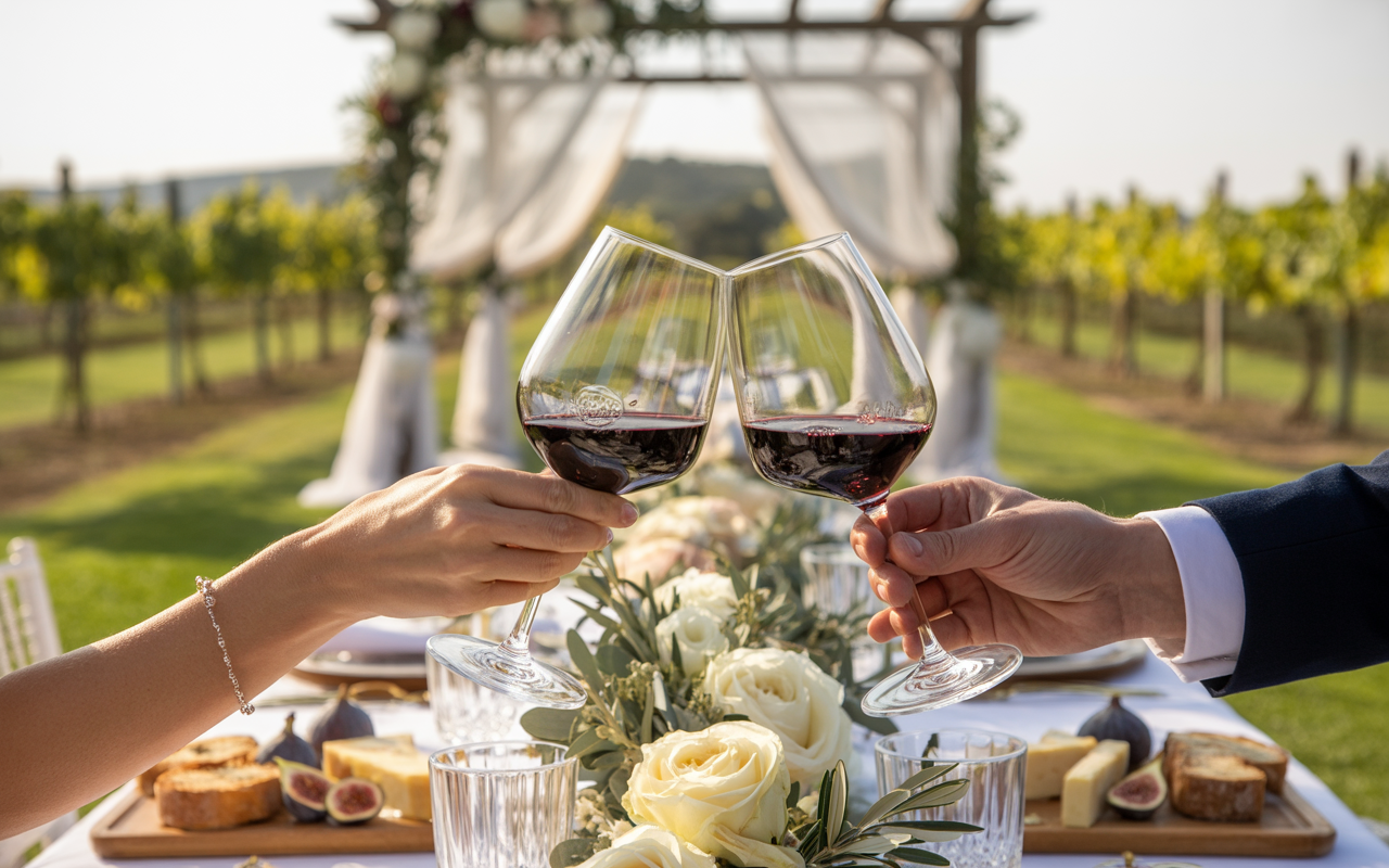 Le guide des meilleurs vins à offrir pour un mariage