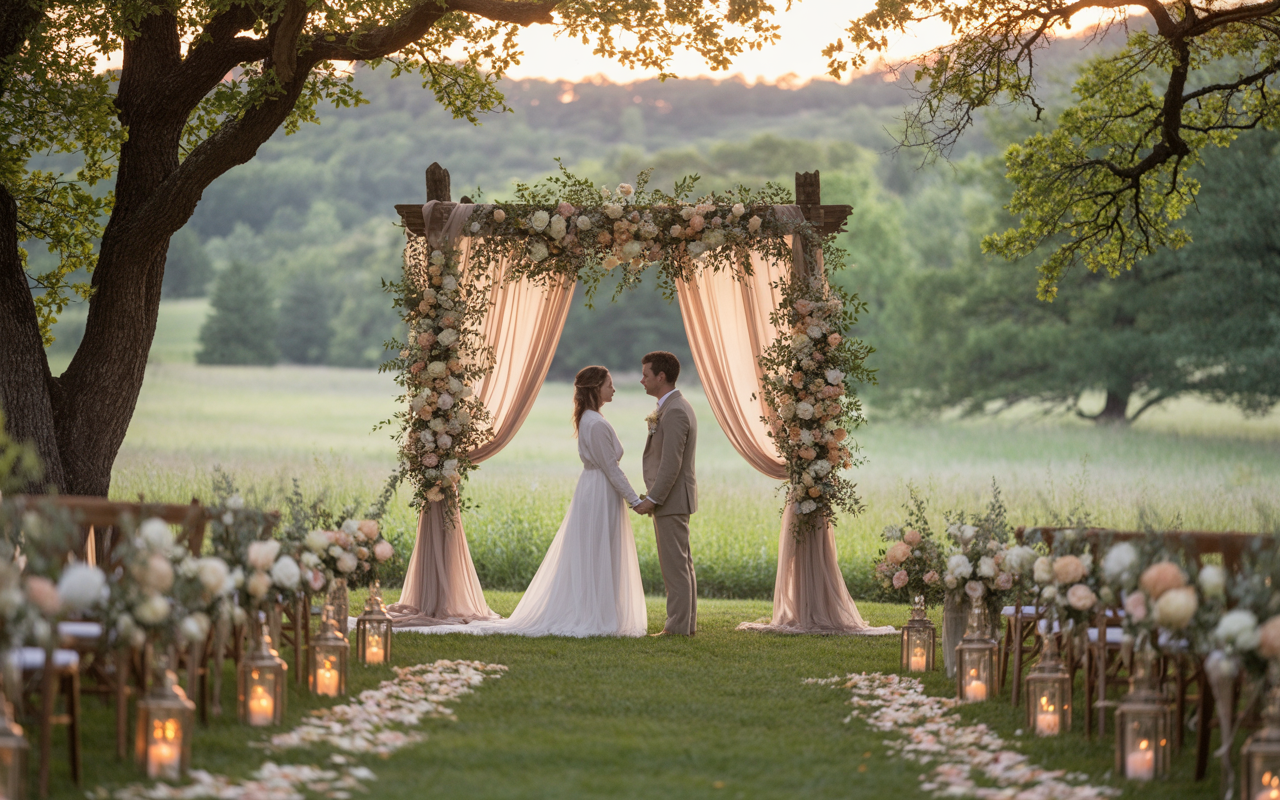 Une arche de mariage à votre image : 10 idées pour une cérémonie unique