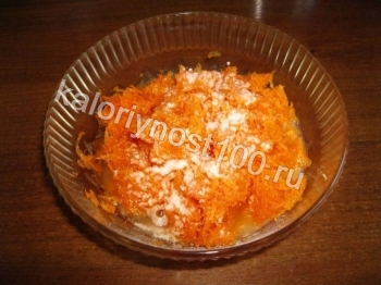 Диетическое печенье из моркови
