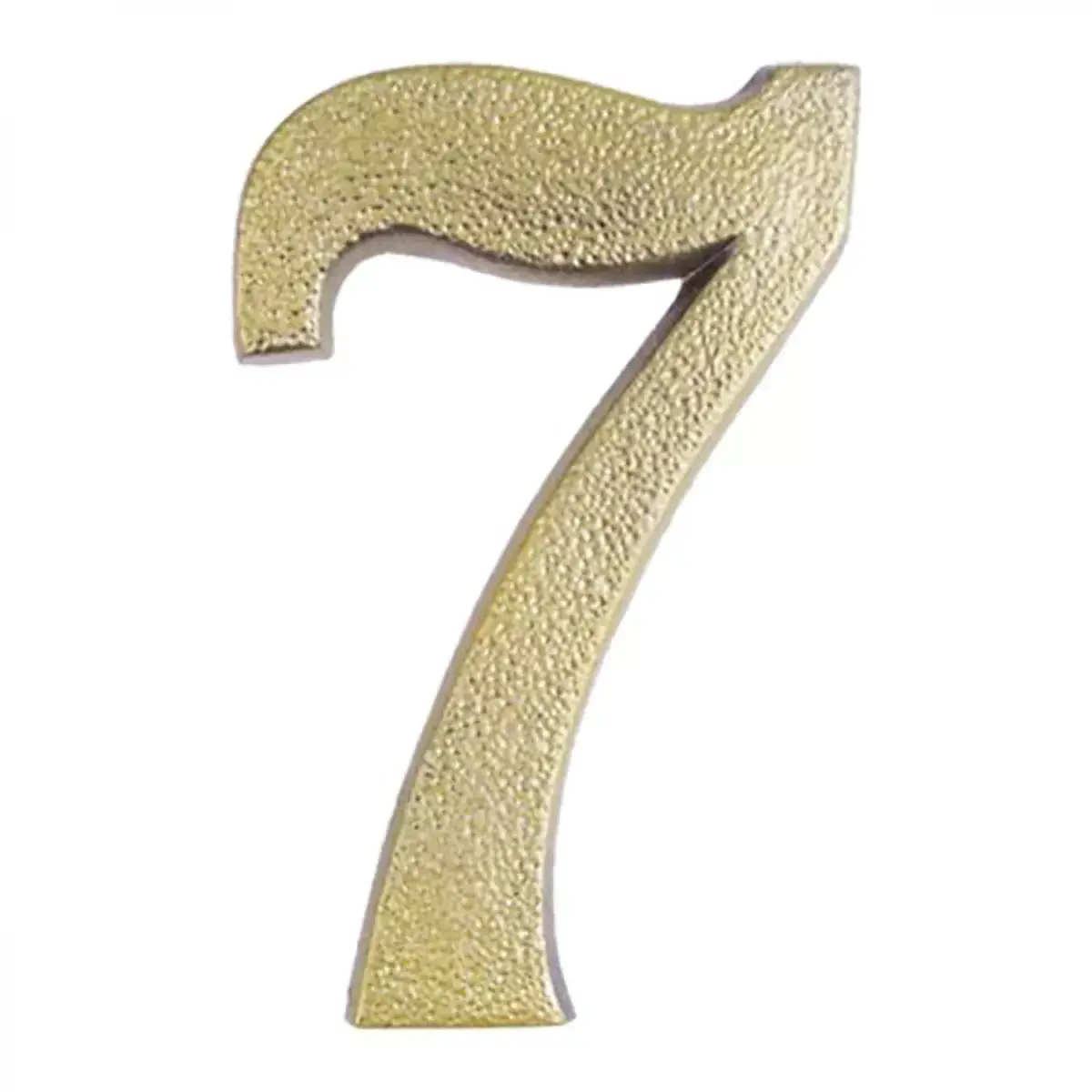 algarismo pvc bronze 10cm