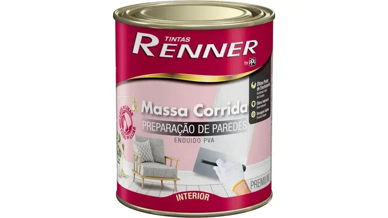 massa corrida renner 1,25kg