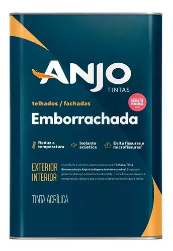impermeabilizante emborrachado parede 18l anjo