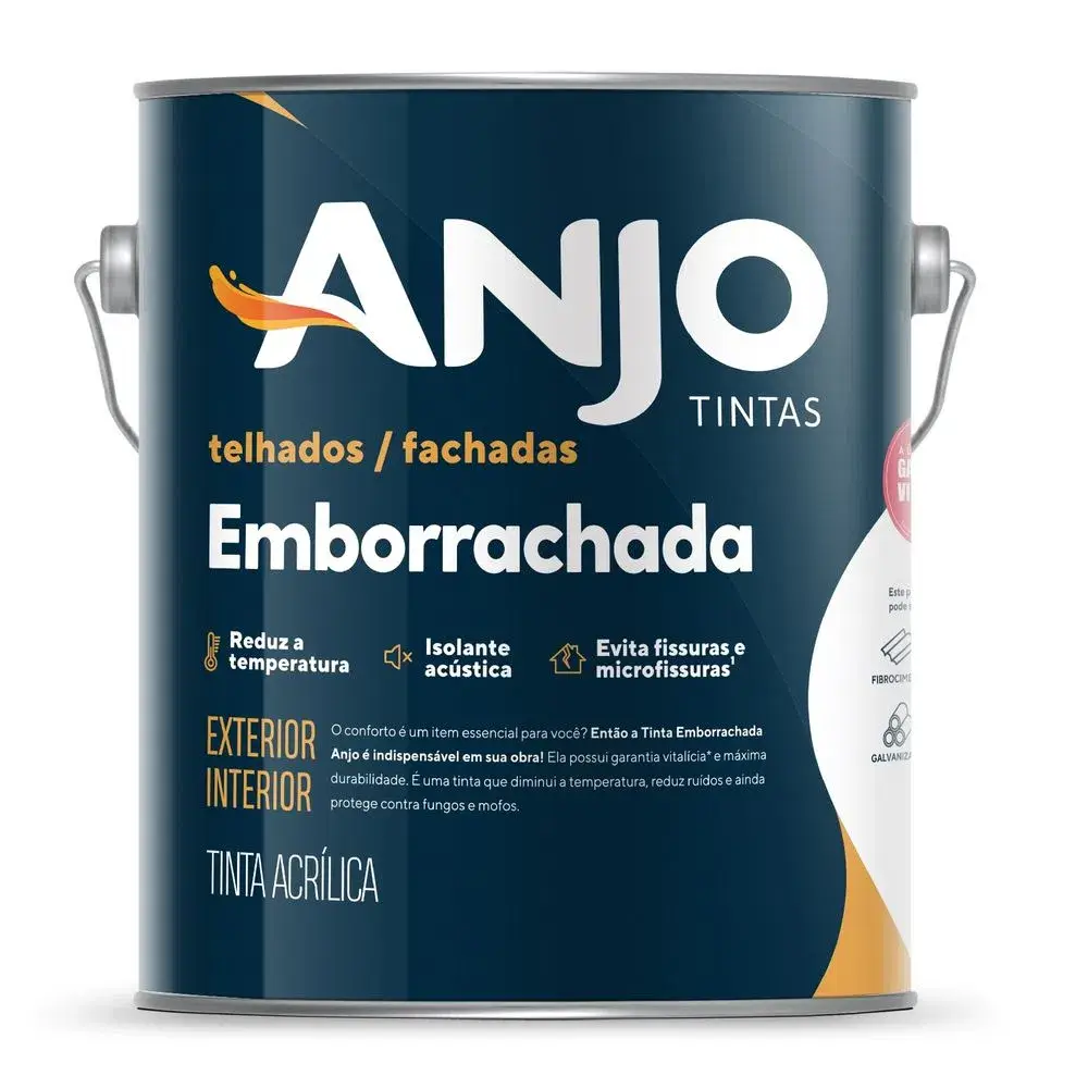 tinta emborrachada anjo 3,6 litros