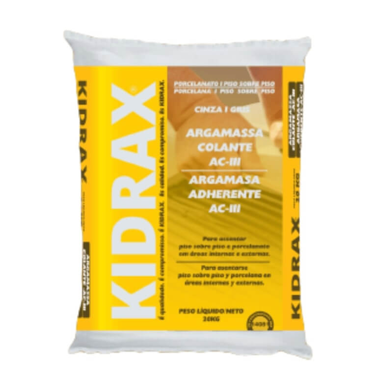 argamassa colante ac3 20kg kidrax
