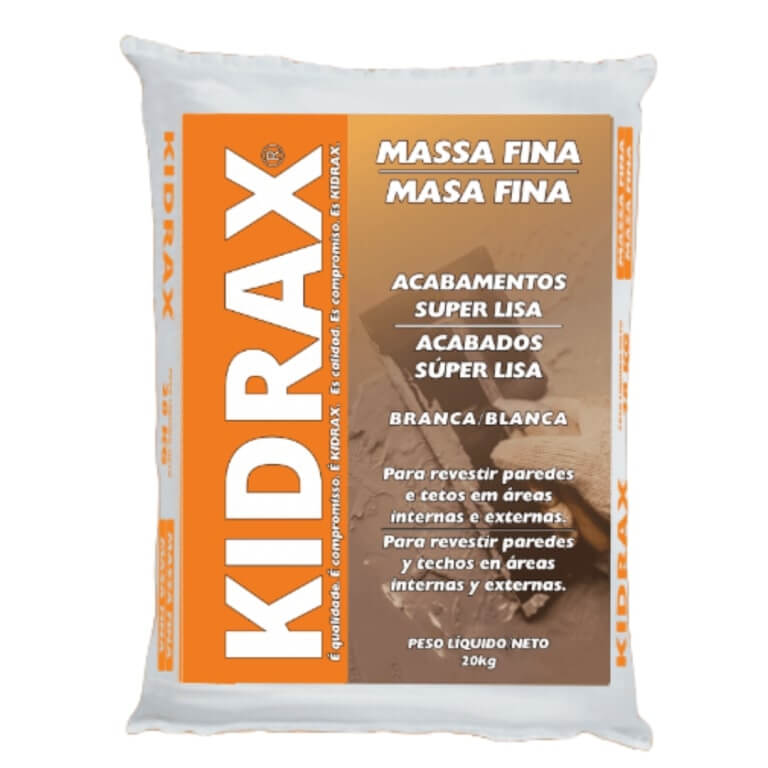 argamassa fina kidrax 20kg