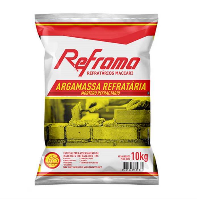 argamassa refratária 10kg