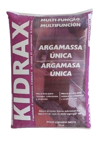 argamassa única kidrax 5kg