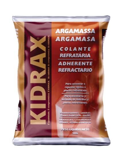 argamassa refratária kidrax 5kg