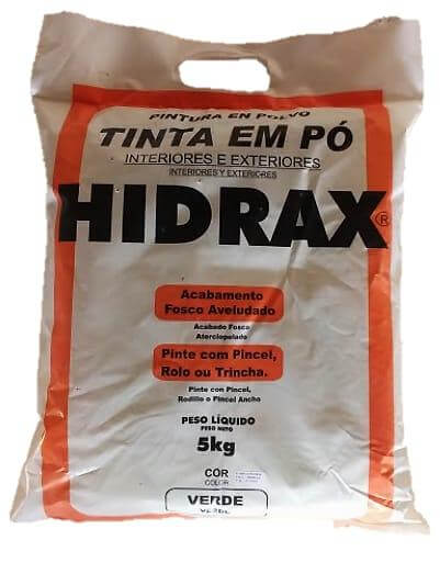 tinta em pó cores hidrax