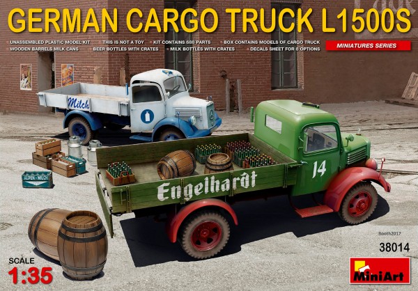 GERMAN CARGO TRUCK L1500S