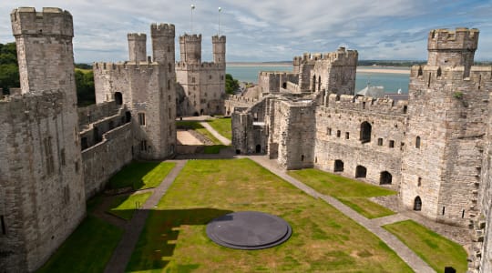 Photo of Caernarfon castle