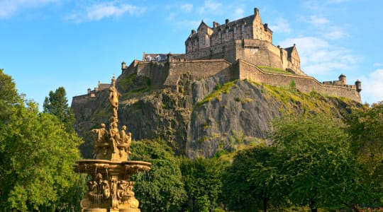 Photo of Edinburgh castle