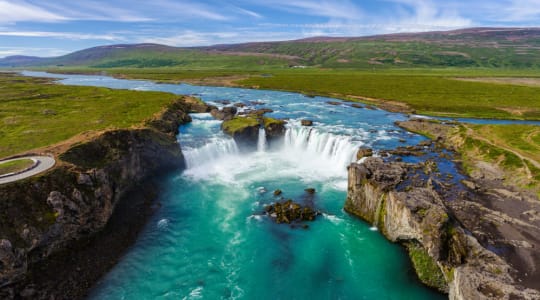 Photo of Godafoss waterfall