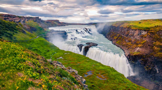 Photo of Gullfoss waterfall