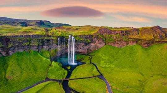 Photo of Seljalandsfoss waterfall