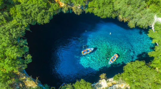 Photo of Melissani cave